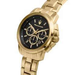 Maserati ure Maserati Successo 44mm R8873621013 | Herreure Med Lænke | Herreure I Gulddouble