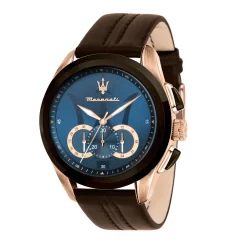 Maserati ure Maserati Traguardo 45mm R8871612024 | Herreure Med Rem | Herreure I Gulddouble