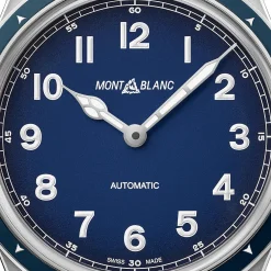 Mont Blanc 1858 Automatic 126758 | Herreure Med Rem | Herreure I Stål