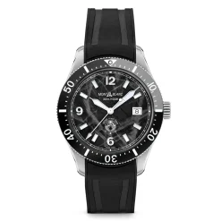 Mont Blanc 1858 Iced Sea Automatic 41mm 129372 | Herreure Med Rem | Herreure I Stål