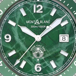 Mont Blanc 1858 Iced Sea Automatic 41mm 129373 | Herreure Med Lænke | Herreure I Stål