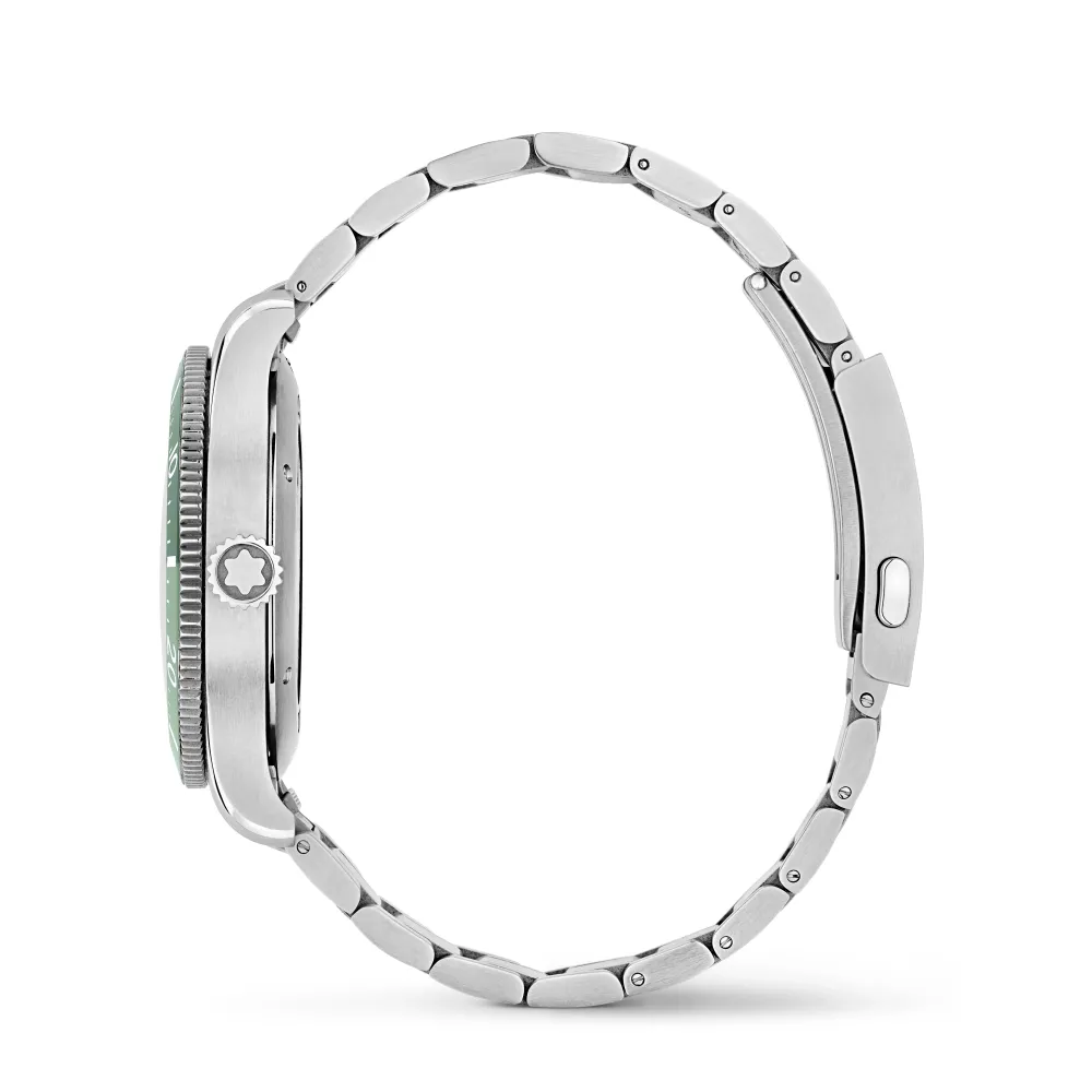 Mont Blanc 1858 Iced Sea Automatic 41mm 129373 | Herreure Med Lænke | Herreure I Stål