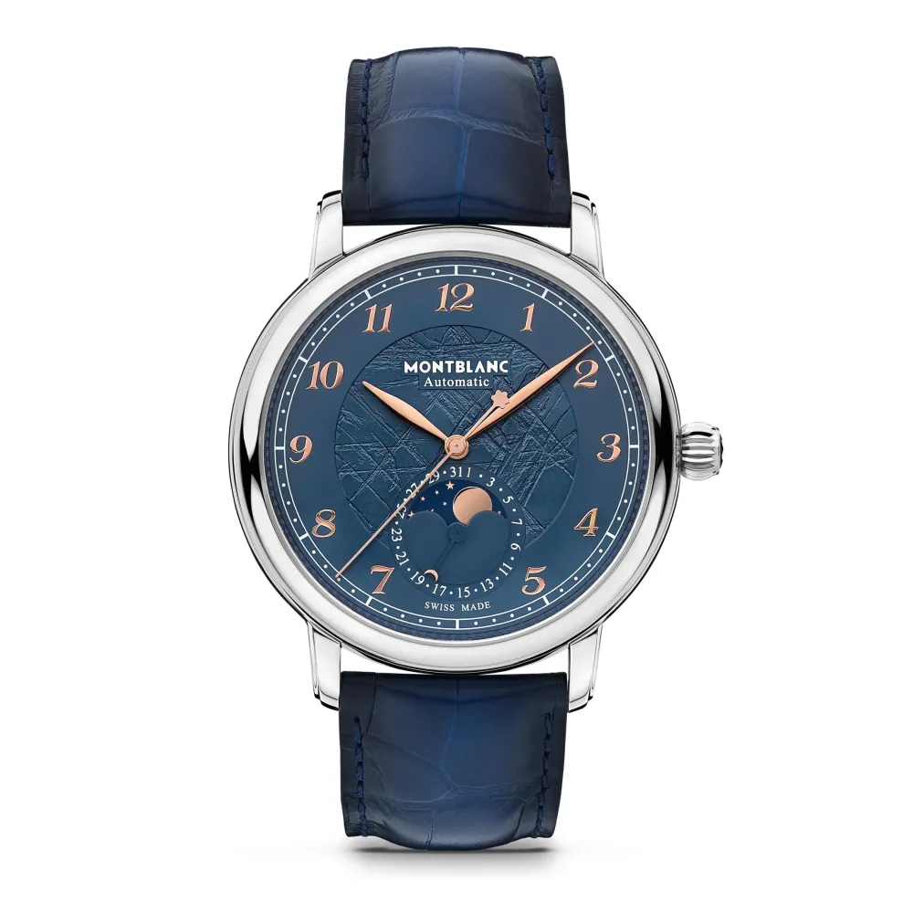 Mont Blanc Star Legacy Moonphase Limited Edition 42mm 129630 | Herreure Med Rem | Herreure I Stål