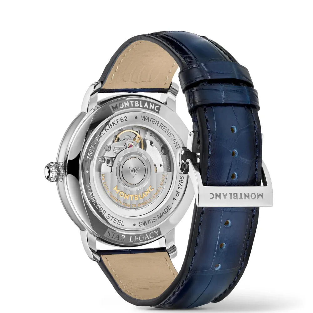 Mont Blanc Star Legacy Moonphase Limited Edition 42mm 129630 | Herreure Med Rem | Herreure I Stål