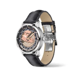 Mont Blanc Star Legacy Orbis Terrarum 43mm 128675 | Herreure Med Rem | Herreure I Stål