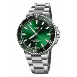 Oris ure Oris Aquis Date 43,5mm 733 7789 4157MB | Herreure Med Lænke | Herreure I Stål