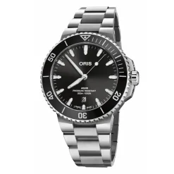 Oris ure Oris Aquis Date 43,5mm ​733 7789 4154MB | Herreure Med Lænke | Herreure I Stål