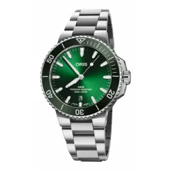 Oris ure Oris Aquis Date 41,5mm 733 7787 4157MB | Herreure Med Lænke | Herreure I Stål