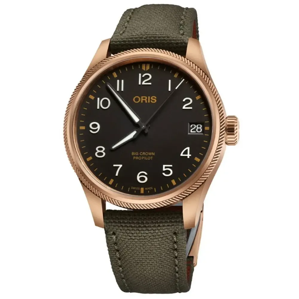 Oris ure Oris Big Crown ProPilot Big Date 41mm 751 7761 3164TSGR | Herreure Med Rem