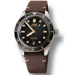 Oris ure Oris Divers 65 40mm 733 7707 4354LSDB | Herreure Med Rem | Herreure I Stål