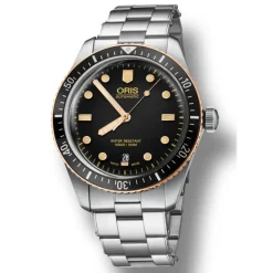 Oris ure Oris Divers 65 40mm 733 7707 4354MB | Herreure Med Lænke | Herreure I Stål