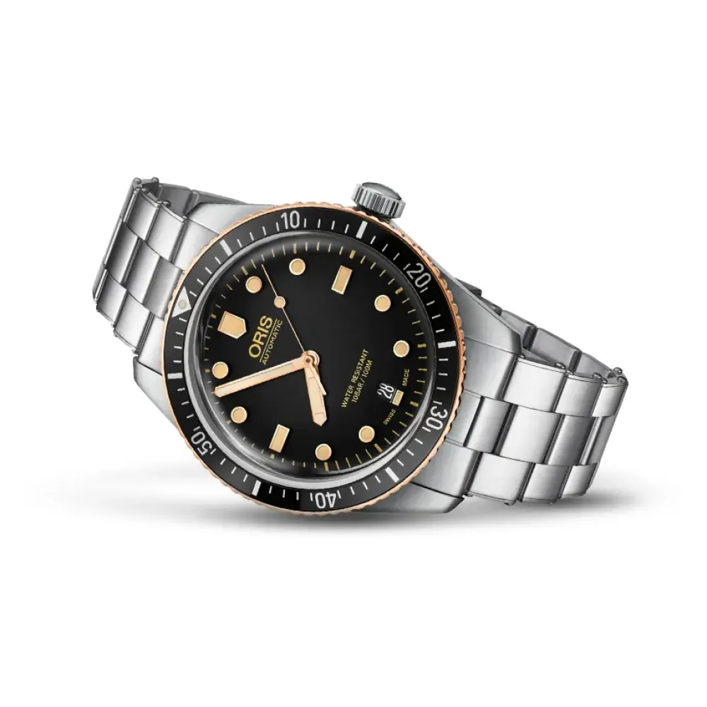 Oris ure Oris Divers 65 40mm 733 7707 4354MB | Herreure Med Lænke | Herreure I Stål