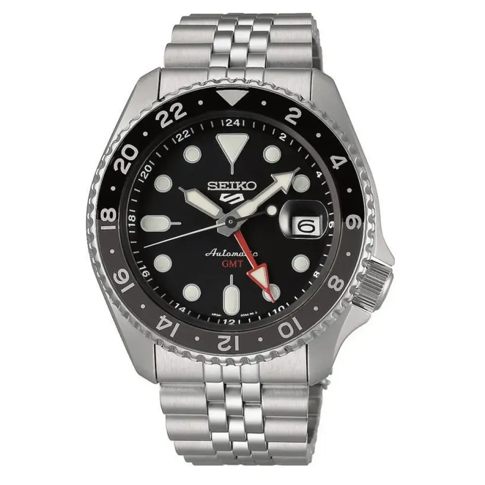 Seiko 5 Sports Automatic GMT SSK001K1 | Herreure Med Lænke | Herreure I Stål