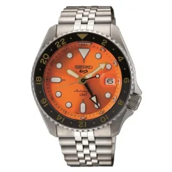 Seiko 5 Sports Automatic GMT SSK005K1 | Herreure Med Lænke | Herreure I Stål
