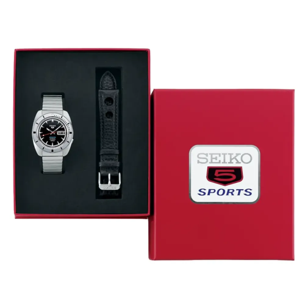 Seiko 5 Sports Heritage Design Re-creation Limited Edition SRPL05K1 | Herreure Med Lænke | Herreure I Stål