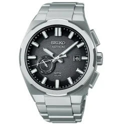 Seiko Astron GPS Solar SSJ025J1 | Herreure Med Lænke | Herreure I Titanium
