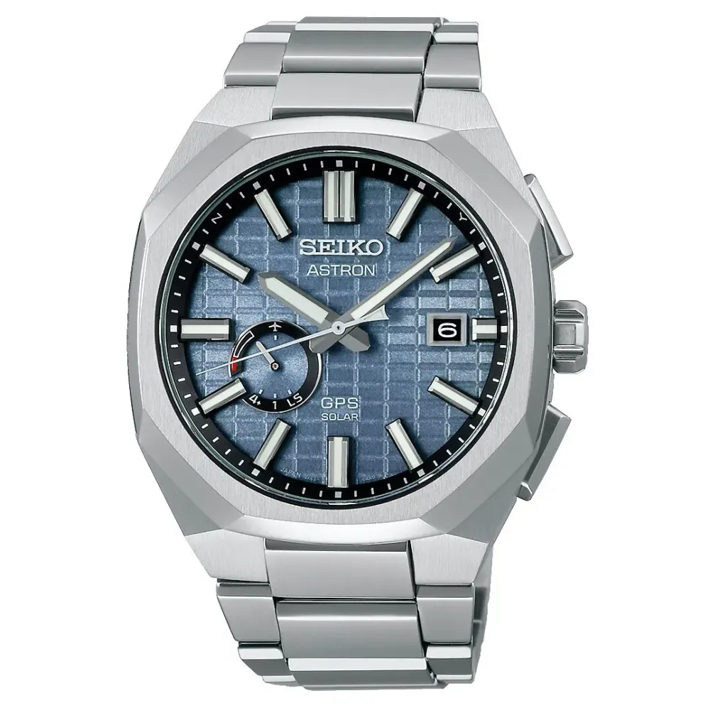 Seiko Astron GPS Solar SSJ013J1 | Herreure Med Lænke | Herreure I Stål