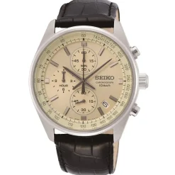 Seiko Chronograph SSB383P1 | Herreure Med Rem | Herreure I Stål