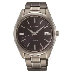 Seiko Essential SUR373P1 | Herreure Med Lænke | Herreure I Titanium