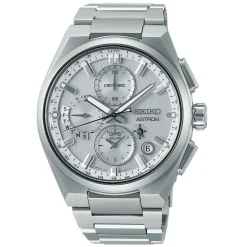 Seiko GPS Solar 5X83 Dual-Time Chronograph SSH159J1 | Herreure Med Lænke | Herreure I Titanium