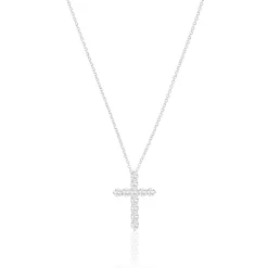 Sif Jakobs Jewellery Sif Jakobs Belluno Croce halskæde SJ-N2394-CZ | Halskæder | Sølvsmykker