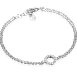 Sif Jakobs Jewellery Sif Jakobs Biella Piccolo armbånd SJ-B337(1)-CZ | Armbånd | Sølvsmykker