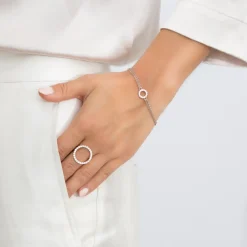 Sif Jakobs Jewellery Sif Jakobs Biella Piccolo armbånd SJ-B337(1)-CZ | Armbånd | Sølvsmykker