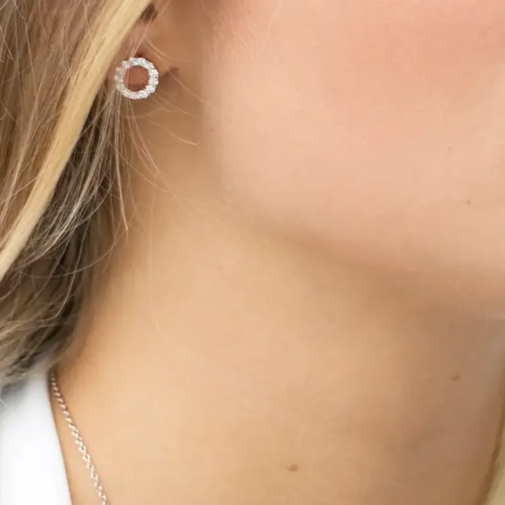 Sif Jakobs Jewellery Sif Jakobs Biella Uno Piccolo øreringe SJ-E337-CZ | Øreringe | Sølvsmykker