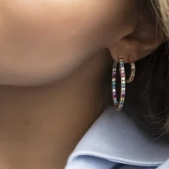 Sif Jakobs Jewellery Sif Jakobs Bovalino øreringe SJ-E1790-XCZ(YG) | Øreringe | Forgyldte Sølvsmykker