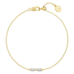 Sif Jakobs Jewellery Sif Jakobs Ellera Ovale armbånd SJ-B2418-CZ-YG | Armbånd | Forgyldte Sølvsmykker