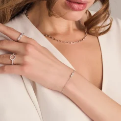 Sif Jakobs Jewellery Sif Jakobs Ellera Ovale armbånd SJ-B2418-CZ | Armbånd | Sølvsmykker