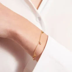 Sif Jakobs Jewellery Sif Jakobs Ellera Piccolo armbånd SJ-B12211-CZ-SG | Armbånd | Forgyldte Sølvsmykker