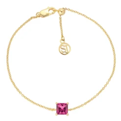 Sif Jakobs Jewellery Sif Jakobs Ellera Quadrato armbånd SJ-B42274-PKCZ-YG | Armbånd | Forgyldte Sølvsmykker