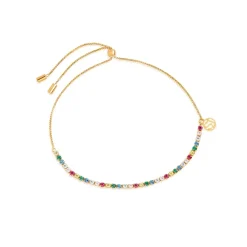 Sif Jakobs Jewellery Sif Jakobs Ellera Tennis armbånd SJ-B42032-XCZ-SG | Armbånd | Forgyldte Sølvsmykker