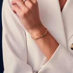 Sif Jakobs Jewellery Sif Jakobs Ellisse armring SJ-BG2344-XCZ-YG | Armbånd | Forgyldte Sølvsmykker