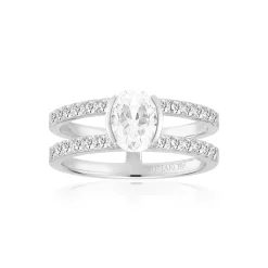 Sif Jakobs Jewellery Sif Jakobs Ellisse Carezza Piccolo ring SJ-R2357-CZ | Sølvsmykker