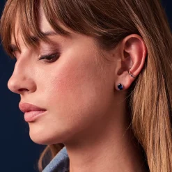 Sif Jakobs Jewellery Sif Jakobs Ellisse Carezza øreringe SJ-E2350-BLCZ | Sølvsmykker