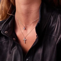 Sif Jakobs Jewellery Sif Jakobs Ellisse Carezza halskæde SJ-N2353-CZ | Halskæder | Sølvsmykker