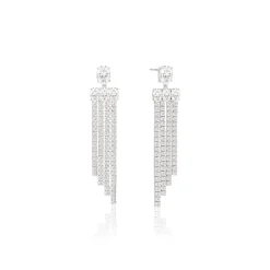 Sif Jakobs Jewellery Sif Jakobs Ellisse Lungo Piccolo øreringe SJ-E2327-CZ | Sølvsmykker