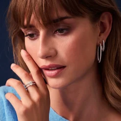 Sif Jakobs Jewellery Sif Jakobs Ellisse øreringe SJ-E2312-CZ | Sølvsmykker