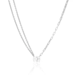 Sif Jakobs Jewellery Sif Jakobs Ellisse Uno halskæde SJ-N2331-CZ | Halskæder | Sølvsmykker