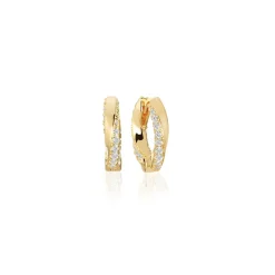 Sif Jakobs Jewellery Sif Jakobs Ferrara Piccolo øreringe SJ-E12108-CZ-SG | Øreringe | Forgyldte Sølvsmykker