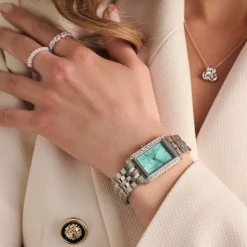 Sif Jakobs Jewellery Sif Jakobs Martina ur SJ-W2405-CZ | Dame Dameure Med Lænke | Dameure I Stål