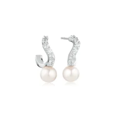 Sif Jakobs Jewellery Sif Jakobs Ponza Creolo Piccolo øreringe SJ-E12350-PCZ | Øreringe | Sølvsmykker