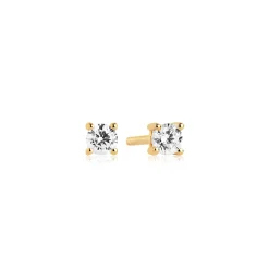 Sif Jakobs Jewellery Sif Jakobs Princess Piccolo øreringe SJ-E3MMRD-CZ-YG | Øreringe | Forgyldte Sølvsmykker