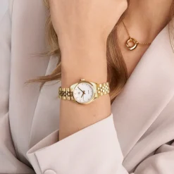 Sif Jakobs Jewellery Sif Jakobs Sophia ur SJ-W1037-CZ | Dame Dameure Med Lænke | Dameure I Stål