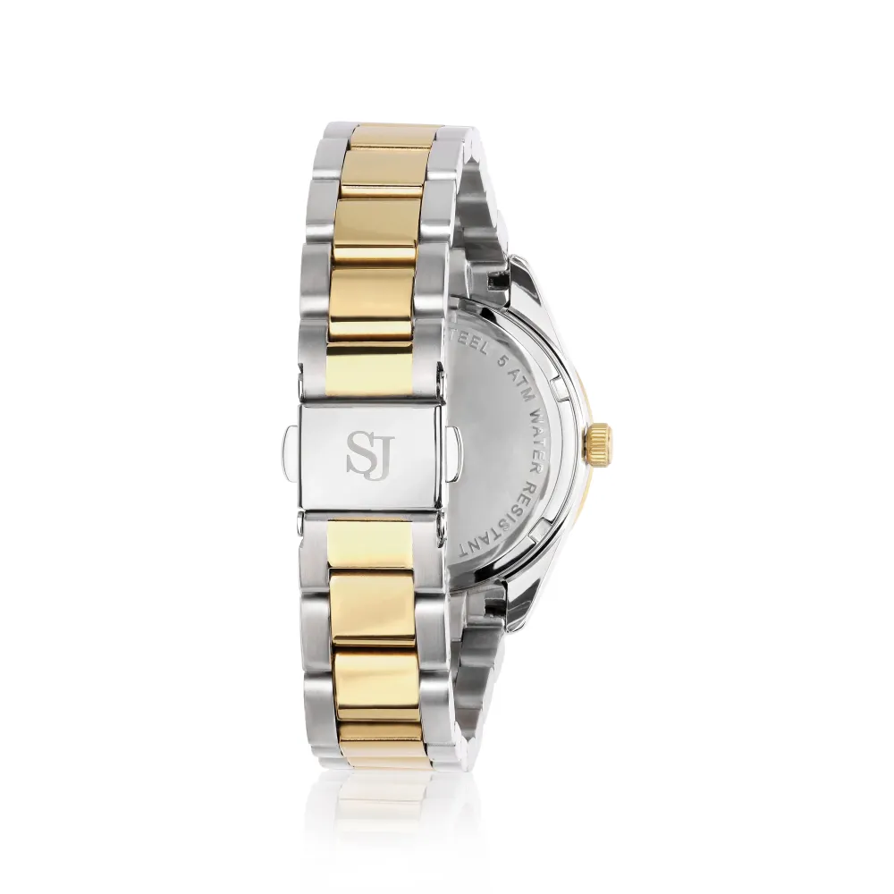 Sif Jakobs Jewellery Sif Jakobs Valeria ur SJ-W1044-CZ-YG2 | Dame Dameure Med Lænke | Dameure I Bicolor