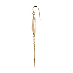 STINE A Jewelry Baroque Pearl ørering 1268-02 | Øreringe | Forgyldte Sølvsmykker