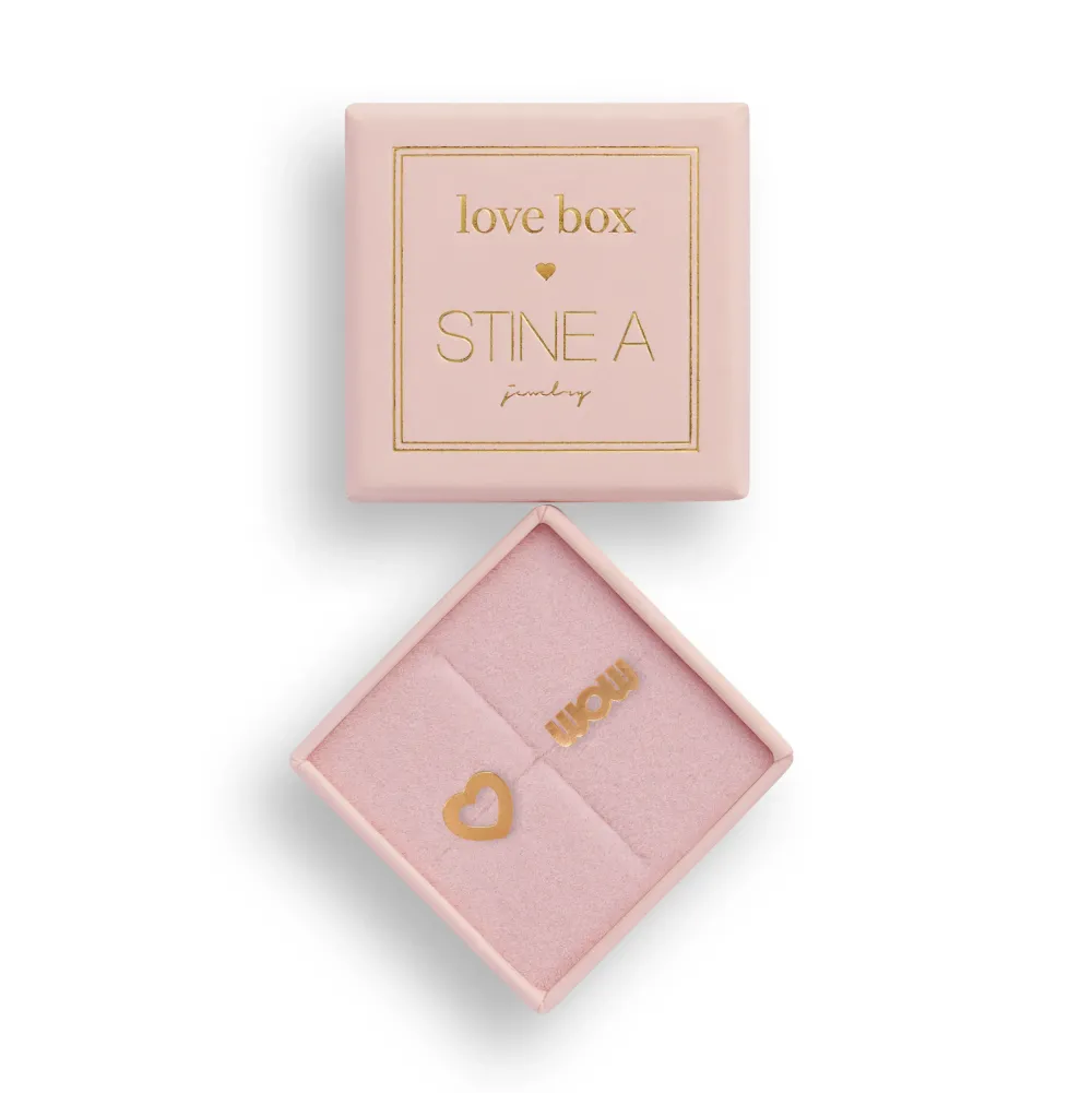 STINE A Jewelry Love Box MOM 7000-102 | Øreringe | Forgyldte Sølvsmykker
