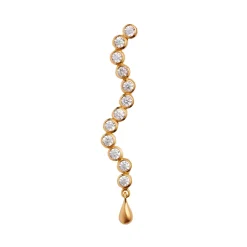 STINE A Jewelry Midnight Sparkle ørering 1248-02 | Øreringe | Forgyldte Sølvsmykker